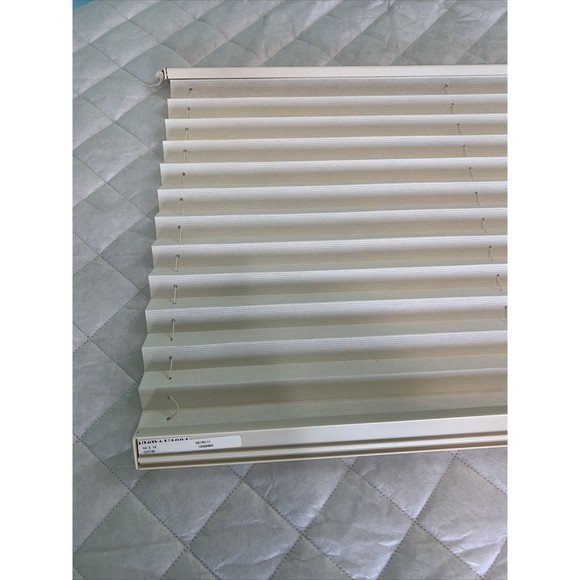 UNITED SHADE 44’’ W X 19’’ H 1" PLEAT COTTON COLOR RV PLEATED SHADES NEW 😀 - Picture 4 of 12